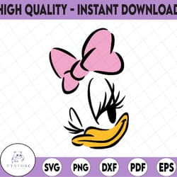 daisy duck outline svg,donald duck movie, walt disney quotes svg, dxf,png, clipart, cricut, quotes, silhouette files