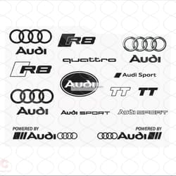 audi logo bundle svg, car logo svg, audi brand logo svg, car brand svg