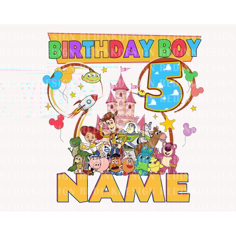 Birthday Boy Png, My 5th Birthday Png, It's My Birthday Png, Birthday Trip Png, Birthday Png, Birthday Sublimation Design, Custom Name Png - 1.jpg