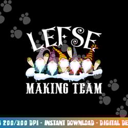 gnome nisse tomte christmas xmas tee lefse making team png, sublimation copy