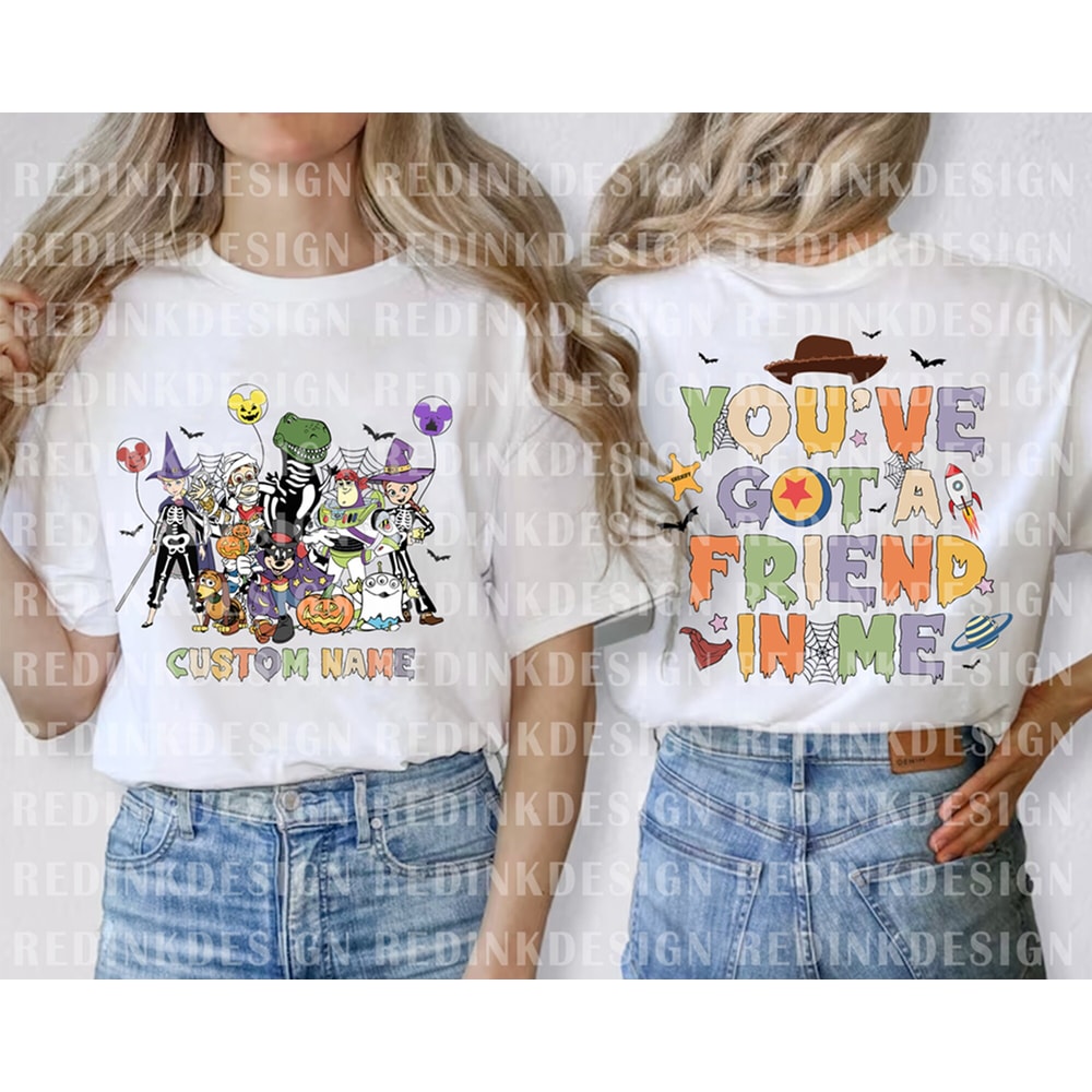 Bundle You've Got A Friend In Me PNG, Halloween Png, Spooky Png, Trick Or Treat Png, Halloween Skeleton Masquerade, Custom Name Png - 2.jpg