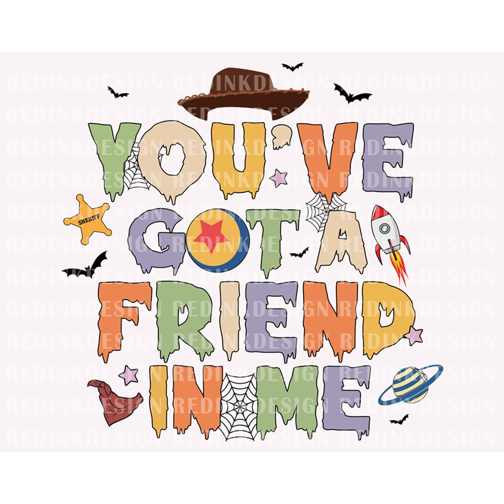 Bundle You've Got A Friend In Me PNG, Halloween Png, Spooky Png, Trick Or Treat Png, Halloween Skeleton Masquerade, Custom Name Png - 4.jpg