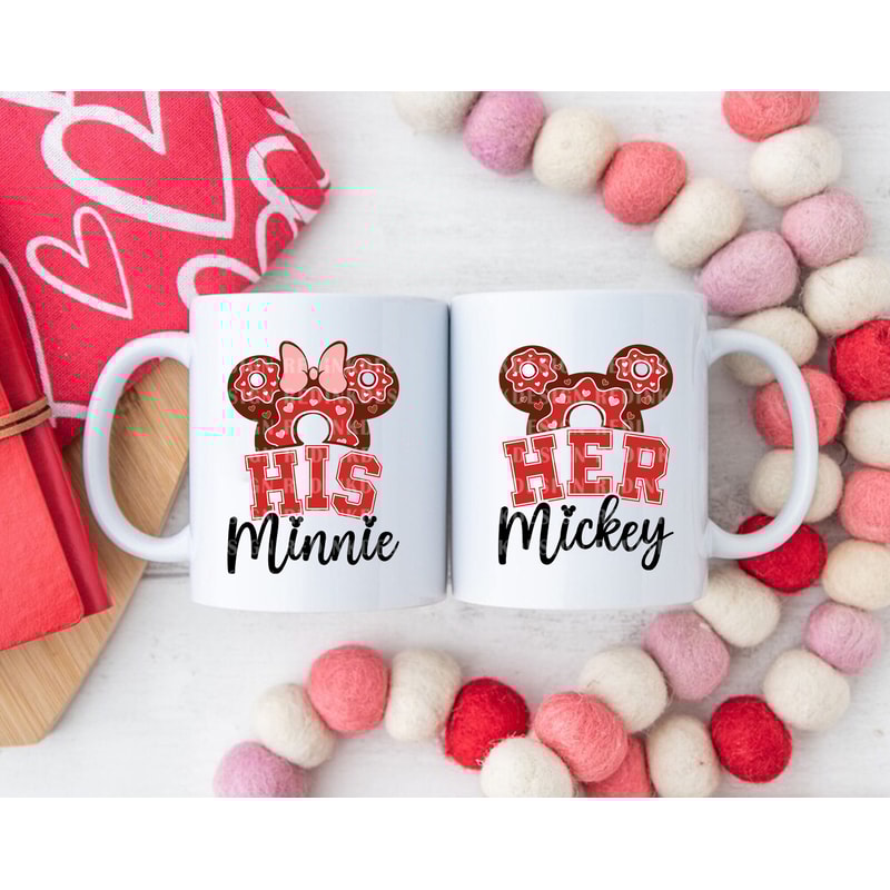 Mouse Love Bundle Svg, Mouse Donut Svg, Funny Valentine's Day, Valentine's Day, Mouse Valentine Svg, Valentines Couple shirt SVG File - 2.jpg