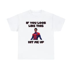 spider-man 2099 miguel o'hara if you look like this hit me up shirt