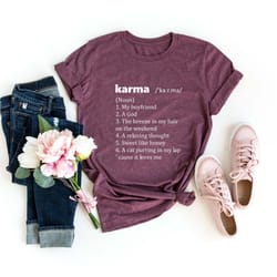 karma dictionary shirt, karma is my boyfriend, karma is a god, midnights taylor swiftie merch, swiftie gift, karma is my