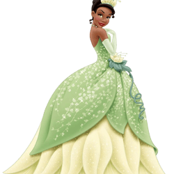 Princess and The Frog PNG Clipart, Princess PNG, Princess Clipart, Tiana PNG, Transparent Background, Instant Download,