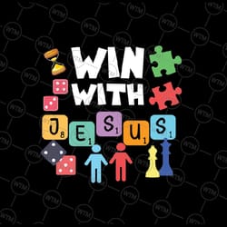 vacation bible school crew 2023 board game i love vbs svg, win with je-su-s svg, back to school png, digital download