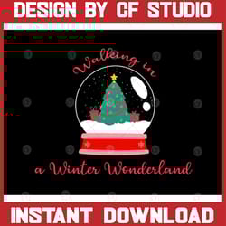 walking in a winter wonderland svg with alternate design | dxf | christmas svg | christmas svg svg | holiday | winter |