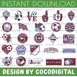 26 files mls logo colorado rapids, colorado rapids svg, vector colorado rapids, clipart colorado rapids, football kit co
