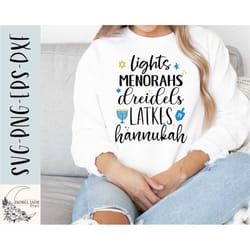 hanukkah svg design - happy hanukkah svg file for cricut - hanukkah sign svg - cut file