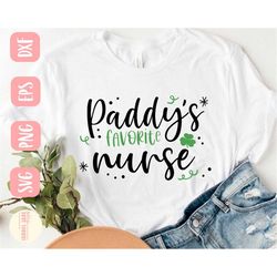 St Patricks nurse Shirt SVG design - Funny nurse SVG file for Cricut - St Patricks nurse SVG Digital Download