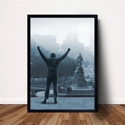 rocky balboa movie poster canvas wall art home decor (no frame)