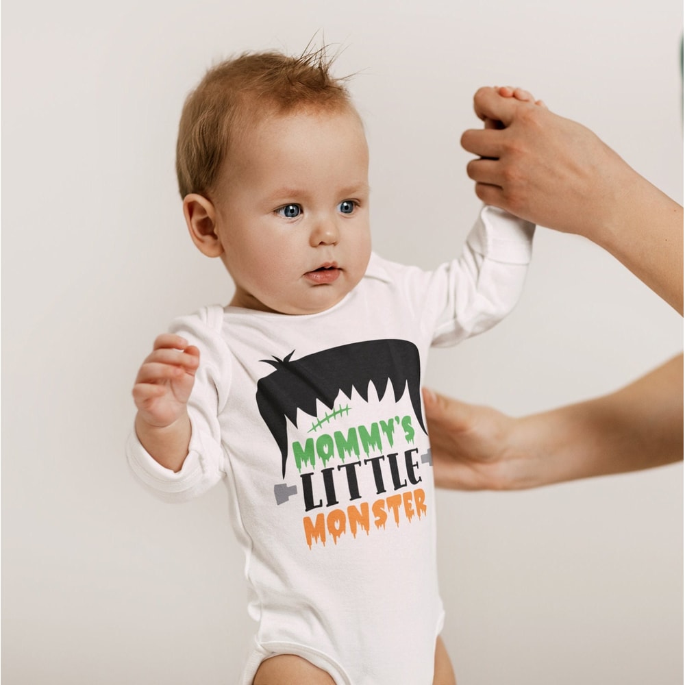 Mommy's little monster svg, So Franken Cute Svg, Silhouette - 2.jpg