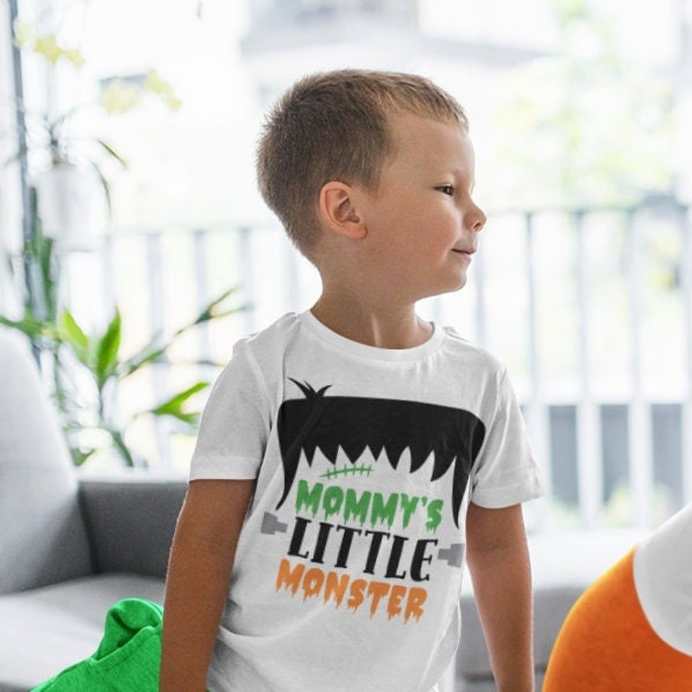 Mommy's little monster svg, So Franken Cute Svg, Silhouette - 3.jpg