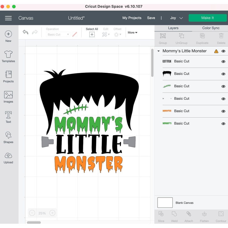 Mommy's little monster svg, So Franken Cute Svg, Silhouette - 6.jpg