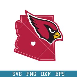 Arizona Cardinals State Svg, Arizona Cardinals Svg, NFL Svg, Png Dxf Eps Digital File