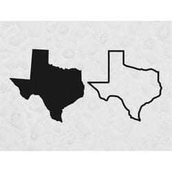 texas svg, texas outline svg, texas cut file, map of texas, texas solid, instant download, state outline, texas state, t