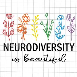 Neurodiversity Is Beautiful Svg, Autism Awareness Acceptance Svg, Autism Month Svg, Autism Teacher Svg, Be Kind Svg