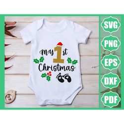 My First Christmas SVG, Christmas svg, Kids Christmas Svg, Baby Christmas, Baby's 1st Christmas, Baby's first christmas