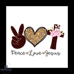 peace love jesus png, christmas png, peace love png, jesus png