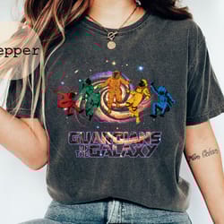 team space guardians of the galaxy shirt, retro guardians of the galaxy squad shirt, disney group shirt, marvel shirt, r
