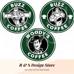 cowboy & space ranger coffee svg, png.