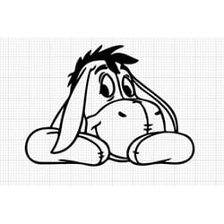 eeyore svg, winnie the pooh svg, shirt svg, vector, cricut files, for tumblers, pooh and friends,