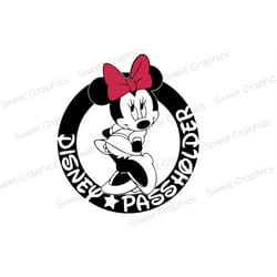 minnie passholder svg
