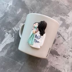 new mom and dad mug, perfect pregnancy announcement, baby shower or new baby gift, celebrate parenthood with this mom