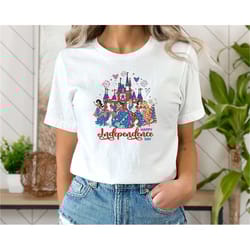 disney princess castle independence day shirt, disney princess independence day, disney princess 4th of july tee.