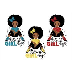 Black Girl Fashion Clipart, Black Girl Magic Svg, Afro Girl Svg, Black Girl Svg, Black Female Clipart,  Afro Woman Svg,