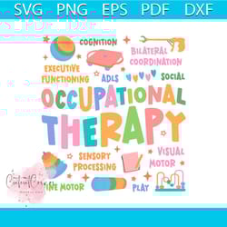 occupational therapy svg occupational therapist assistant svg