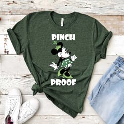 st patrick's day minnie pinch proof, shamrock, svg ,studio3,svg