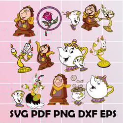 beauty and the beast clipart, beauty and the beast svg, beauty and the beast png, beauty and the beast eps