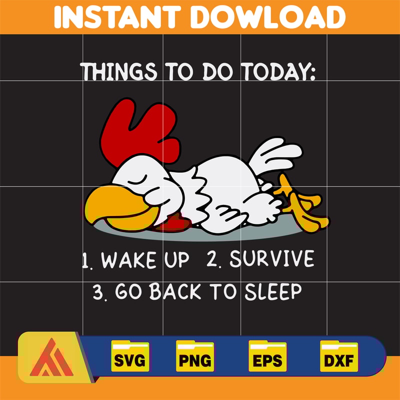 Thing to do today svg, png, dxf, Instant Download.jpg