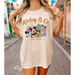 Mickey And Friends Vintage Disneyworld Comfort Shirt, Mickey Co Shirt, Family Vacation 2023 Making Memories Together, Di