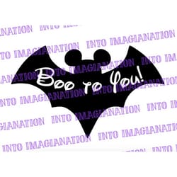 boo to you mickey bat | boo to you | bat | halloween | svg | png | pdf | digital file