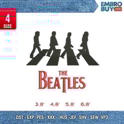 the beatles / anime embroidery design/ anime design/ embroidery pattern/ design pes dst vp3 format