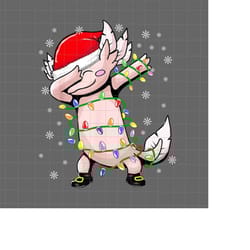 axolotl dabbing png, axolotl christmas png, axolotl light christmas png, axolotl tree christmas png, axolotl santa hat
