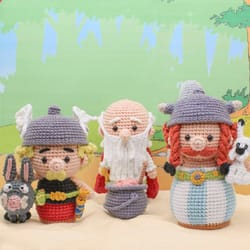 old friends amigurumi pattern doll pdf