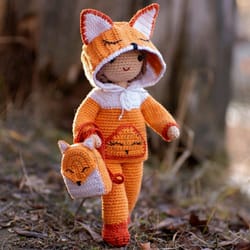2023 fox outfit doll | amigurumi pattern doll pdf