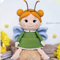 2023 butterfly girl doll | amigurumi pattern doll pdf