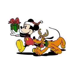 christmas mickey and pluto svg, disney svg, disney movie svg, mickey svg, mickey pluto svg, pluto svg, christmas svg, di