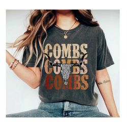 Combs Crazy Bullhead Shirt, Country Music Combs Tee, Music Concert Shirt, Country Girl Shirt, Country Cowgirl Shirt