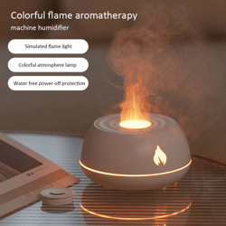 130ML USB Room Fragrance Essential Oil Diffuser, Flame Humidifier Aromatherapy Diffuser