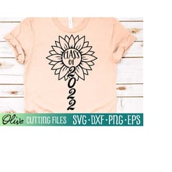 sunflower class of 2022 svg, senior 2022 svg, sunflower svg, graduation svg, class of 2022 svg, cut file, silhouette svg