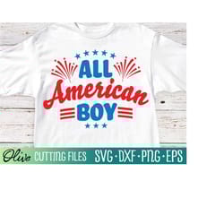 all american boy svg, fourth of july boy svg, 4th of july, independence day svg, cameo cricut, cut file, silhouette svg