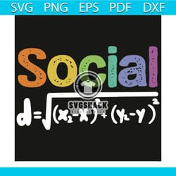 social distance formula math quarantine 2020 svg, back to school svg, social distance formula svg, math quarantine 2020,