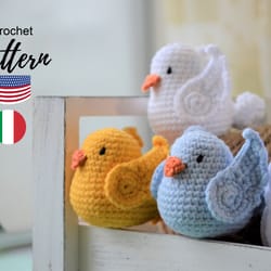 easy crochet pattern pigeon amigurumi keychain crochet pattern eng ital pdf