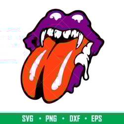 halloween rolling stones lips, halloween rolling stones lips svg, vampire teeth svg, halloween svg,png,dxf,eps file